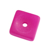 10 Stk. Polaris Konkav-Vierecke 10x5mm Fuchsia mattiert